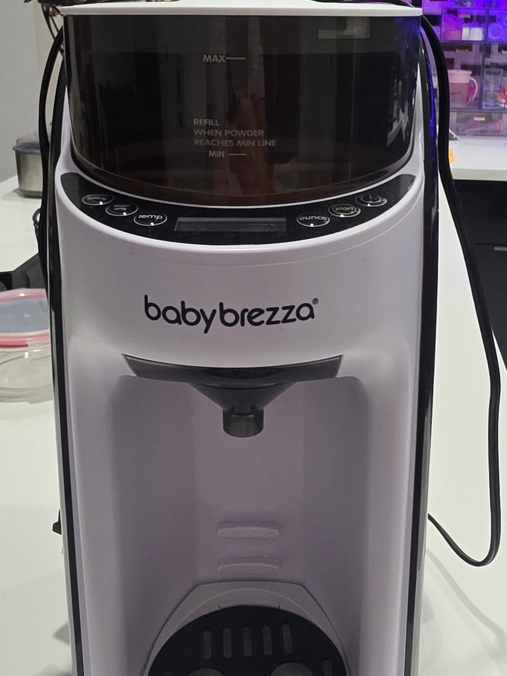 Baby Brezza Formula Pro White Automatic Formula Dispenser